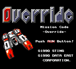 Override title screen for PC Engine